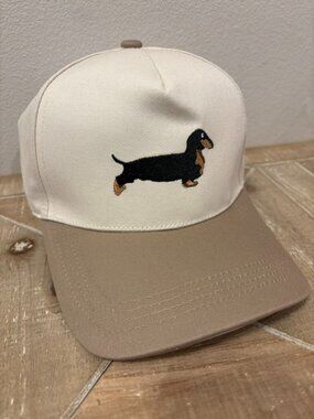 Dachshund Two Tone Cotton Hat